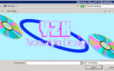 Y2K Nostalgia Graphic Design Aesthetic