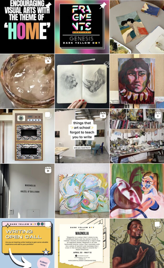 Top Illustration Accounts on Instagram - Know Thy Art - Dark Yellow Dot