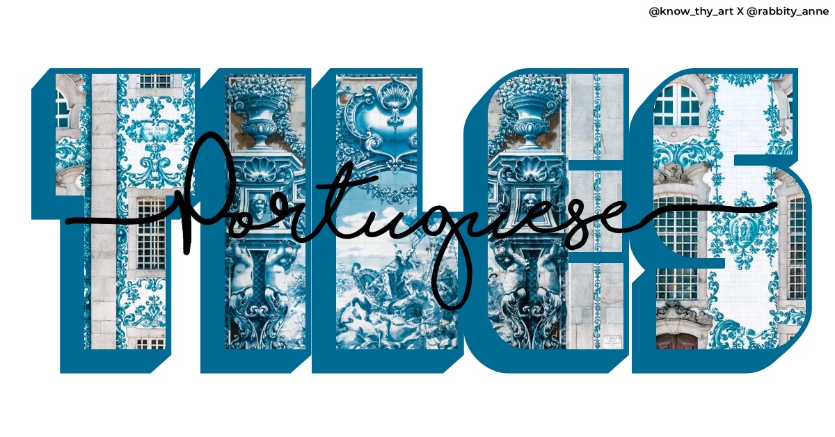 Azulejos Portuguese blue and white Tiles