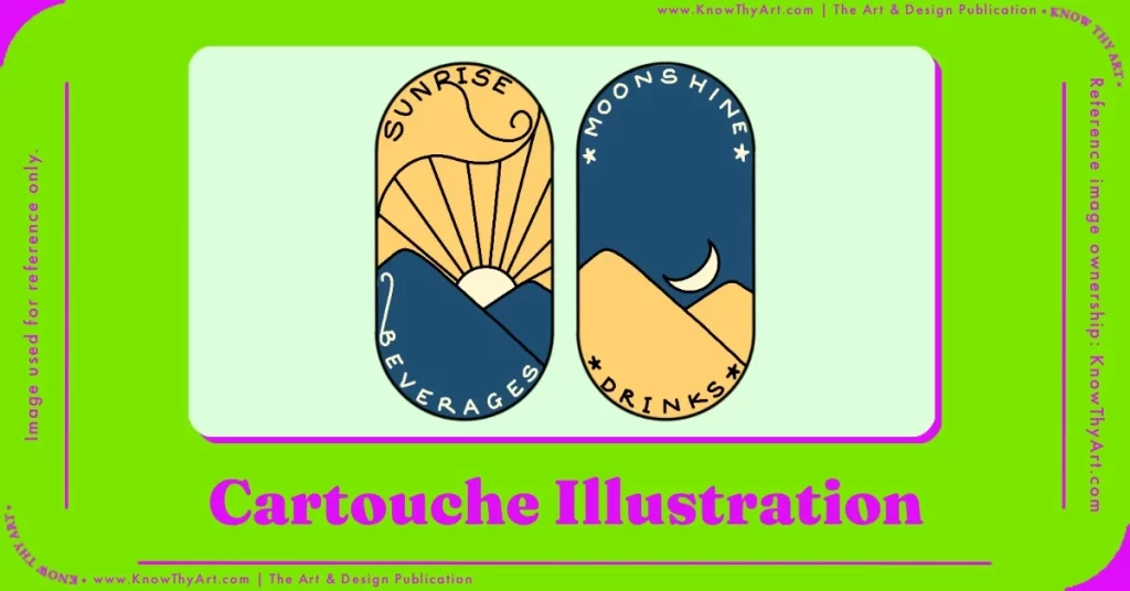 cartouche logo illustrations