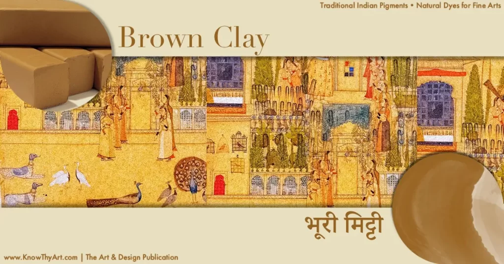 Natural Paint Pigment - Brown Clay