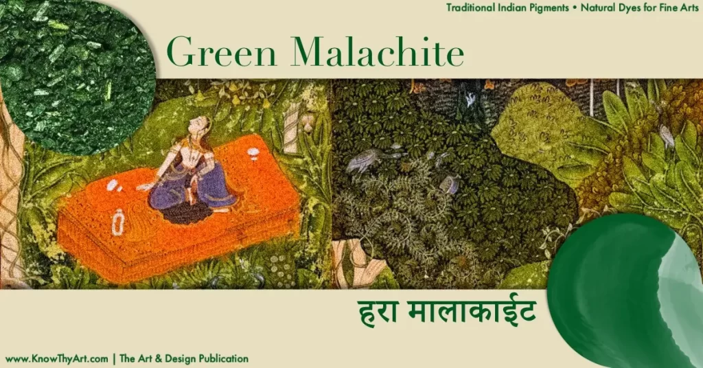 Natural Paint Pigment - Green Malachite