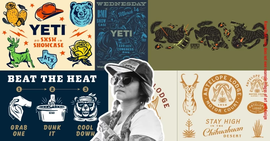 Alana Louise and examples of her creative designs