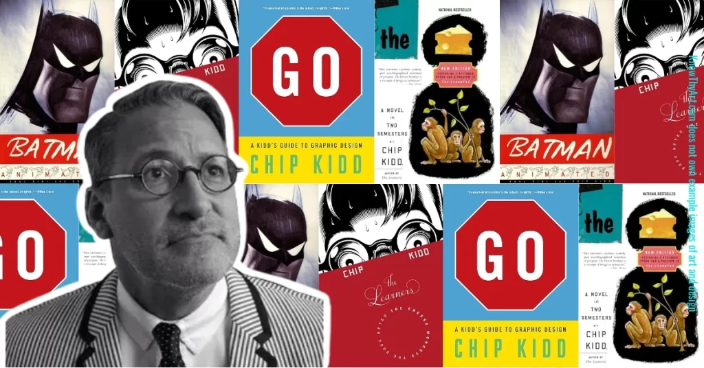 Chip Kidd and examples of his creative designs