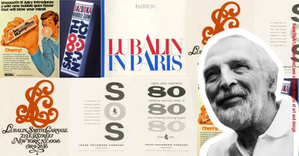 Herb Lubalin and examples of his creative designs
