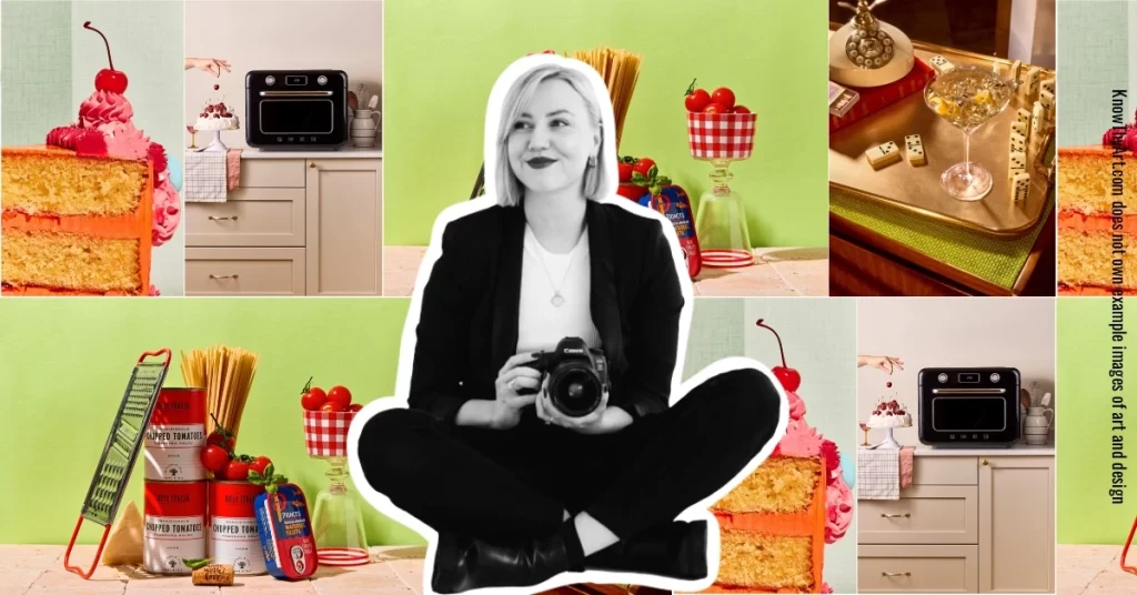 Jenni Helin and examples of her creative designs