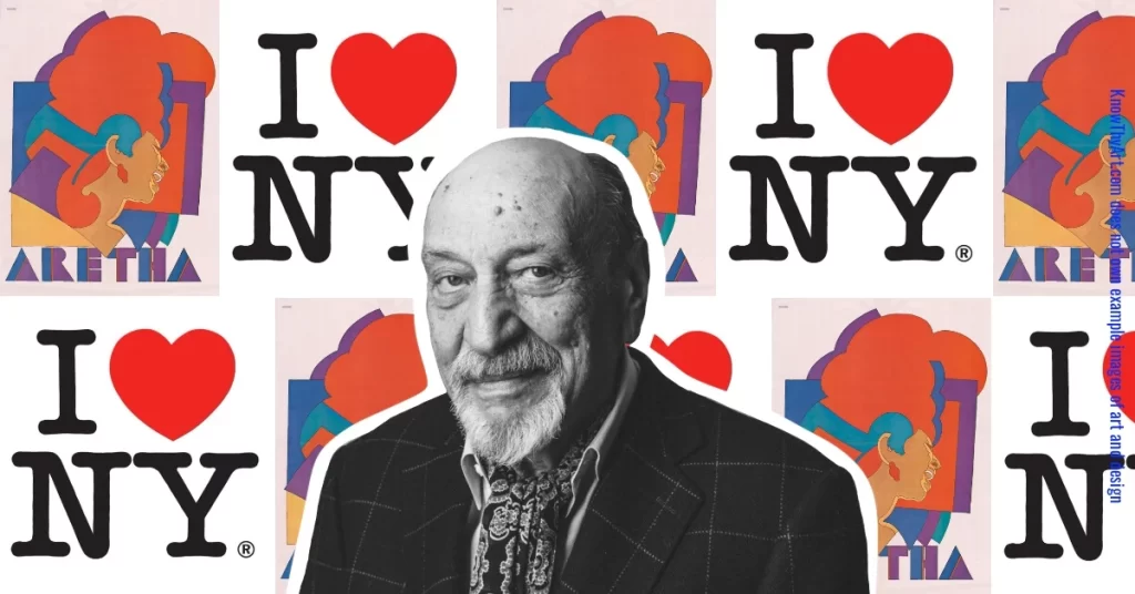 Milton Glaser and examples of his creative designs