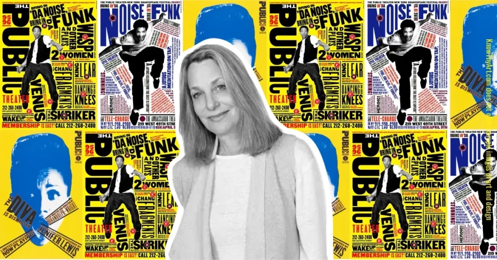 Paula Scher and examples of her creative designs
