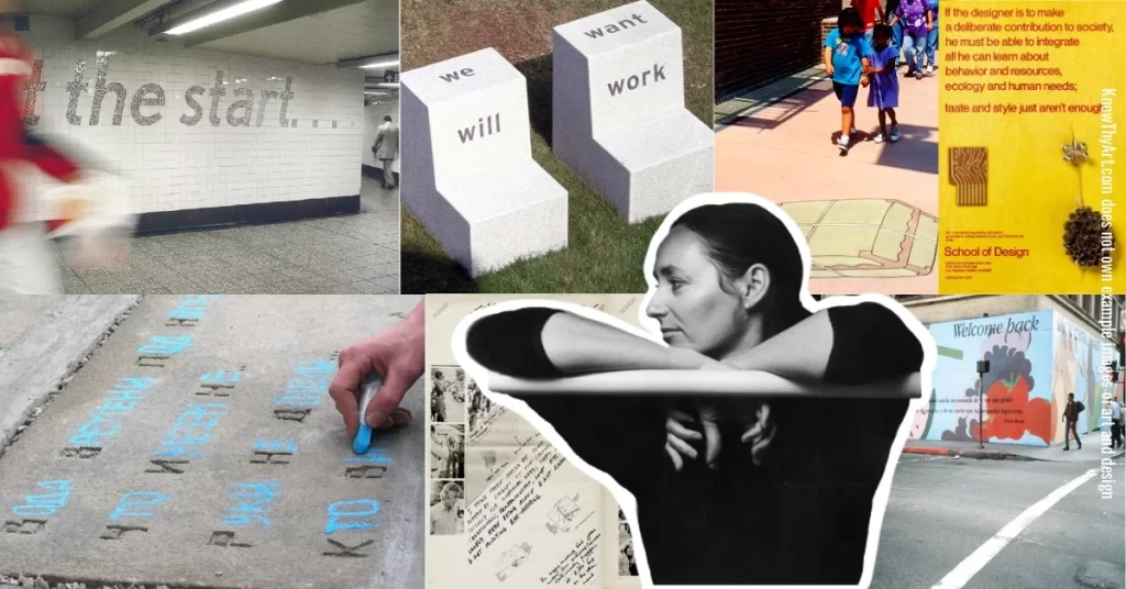 Sheila de Bretteville and examples of her creative designs