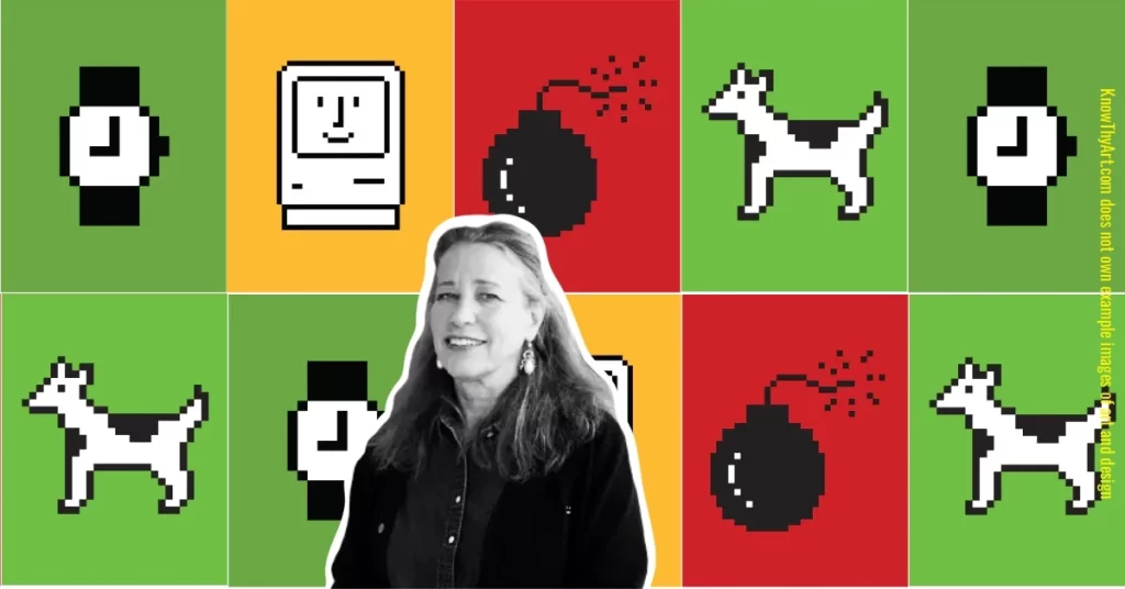 Susan Kare and examples of her creative designs