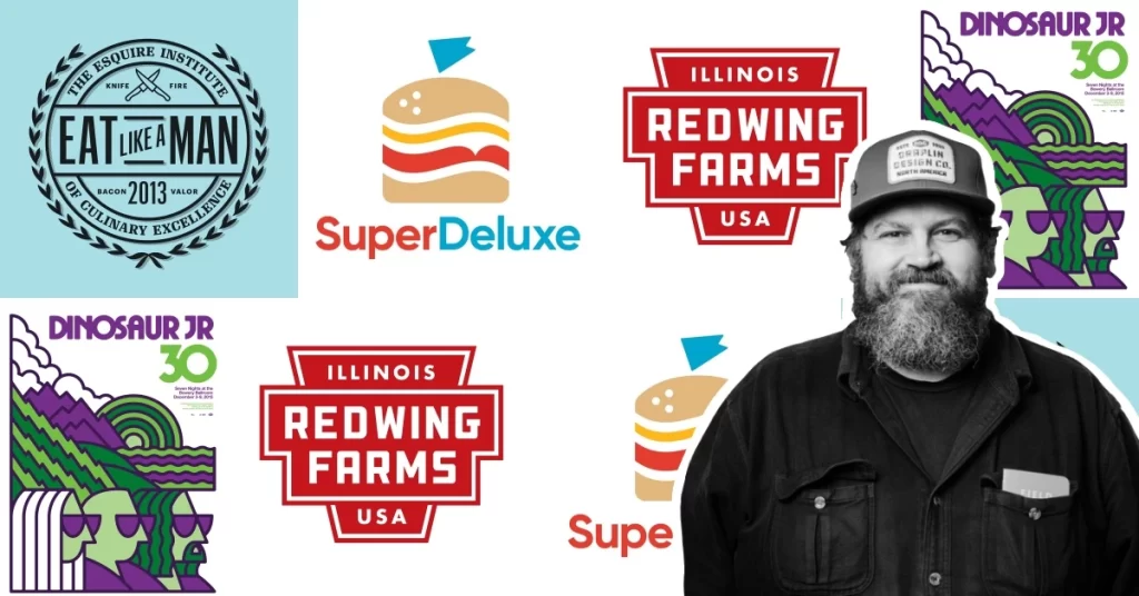 Aaron Draplin and examples of his creative designs