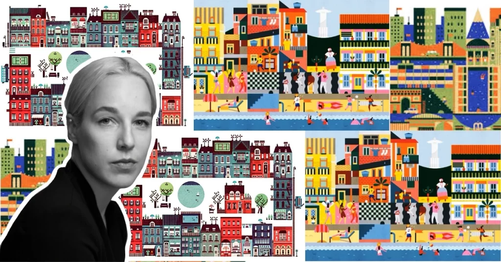 Lotta Nieminen and examples of her creative designs