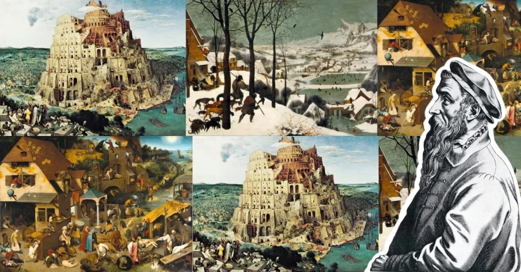 Pieter Bruegel The Elder and examples of his creative designs